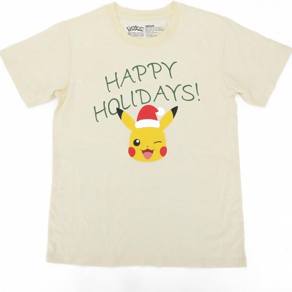 Pokemon Pikachu Happy Holidays Women's 2 Piece Pajama Lounge Set Size S-XXL - Picture 3 of 5
